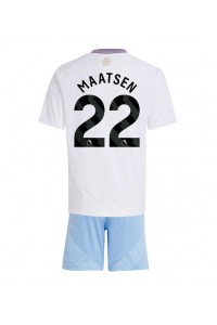 Aston Villa Ian Maatsen #22 Babytruitje Uit tenue Kind 2024-25 Korte Mouw (+ Korte broeken)